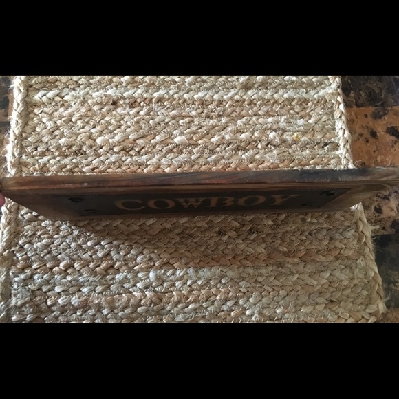 Rustic Cowboy Sign - Picture 2 of 3